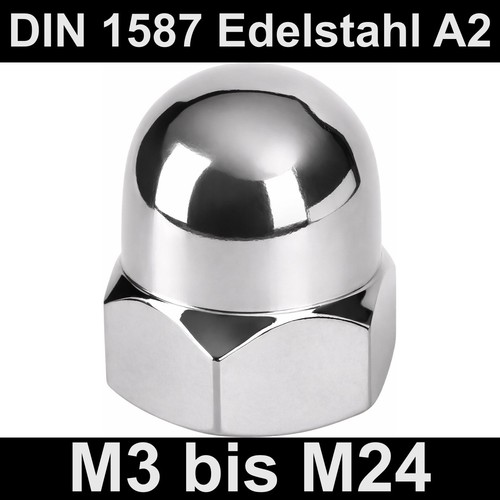 Hutmutter edelstahl din 1587 - din,