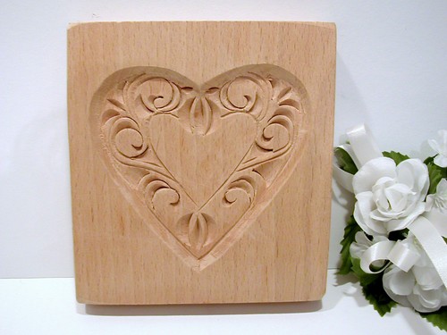 Holz model springerle herz - springerle,